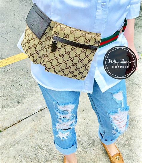 gucci fanny pack crossbody|gucci fanny pack ioffer.